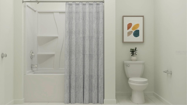 431 Puma Loop, Groveland, FL 34736 - full bath featuring shower / bath combination with curtain and tile patterned flooring