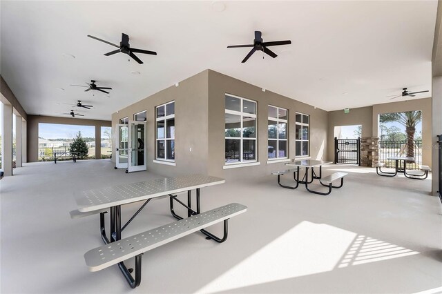 3305 Arch Ave, Ormond Beach, FL 32174 - view of patio / terrace featuring a ceiling fan