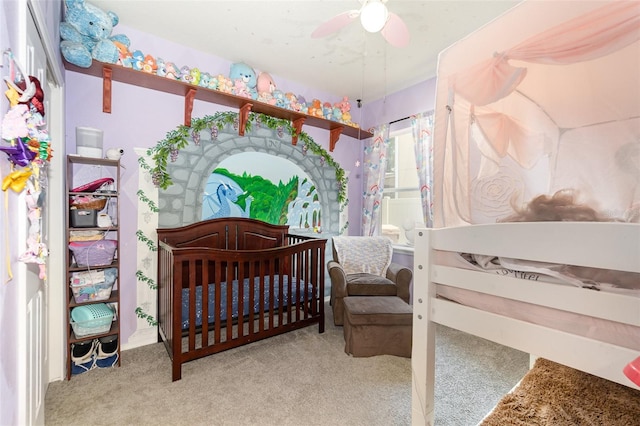 30308 Cheval St, Mount Dora, FL 32757 - carpeted bedroom featuring a crib