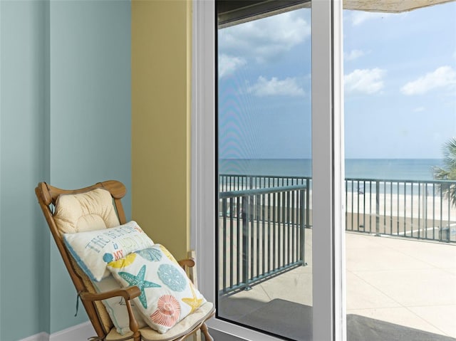 4631 S Atlantic Ave Unit 8102, Port Orange, FL 32127 - balcony featuring a water view
