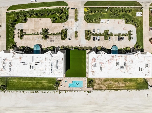 4631 S Atlantic Ave Unit 8102, Port Orange, FL 32127 - bird's eye view of a pool area
