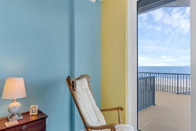 4631 S Atlantic Ave Unit 8102, Port Orange, FL 32127 - balcony featuring a water view