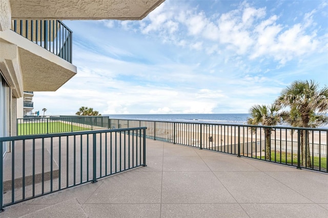 4631 S Atlantic Ave Unit 8102, Port Orange, FL 32127 - balcony with view of water and beach