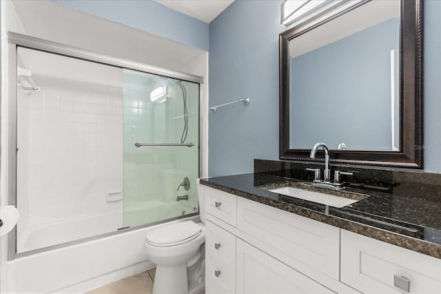 1346 Palo Alto Ct, Winter Springs, FL 32708 - bathroom with vanity, bath / shower combo with glass door, and tile patterned floors