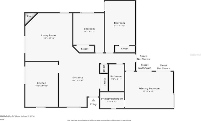 1346 Palo Alto Ct, Winter Springs, FL 32708 - view of property floor plan