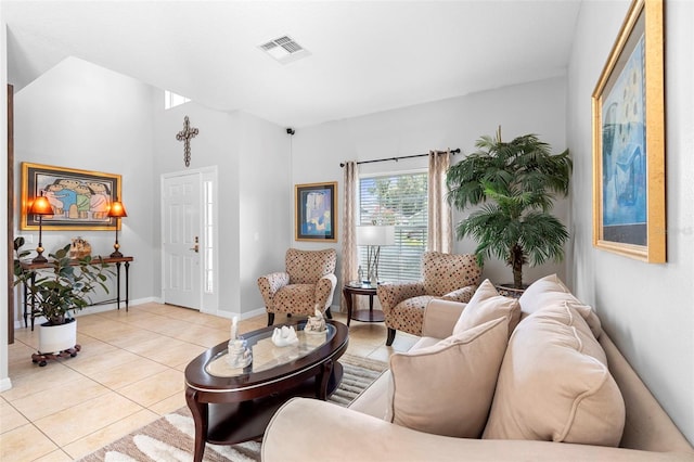 1785 Rushden Dr, Ocoee, FL 34761 - living room with light tile patterned floors