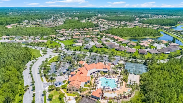 1388 Lombardi Ct, Kissimmee, FL 34759 - aerial view of property's location featuring a nearby body of water and nearby suburban area