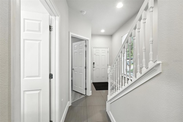 1530 Retreat Cir, Clermont, FL 34714 - corridor featuring stairway and recessed lighting