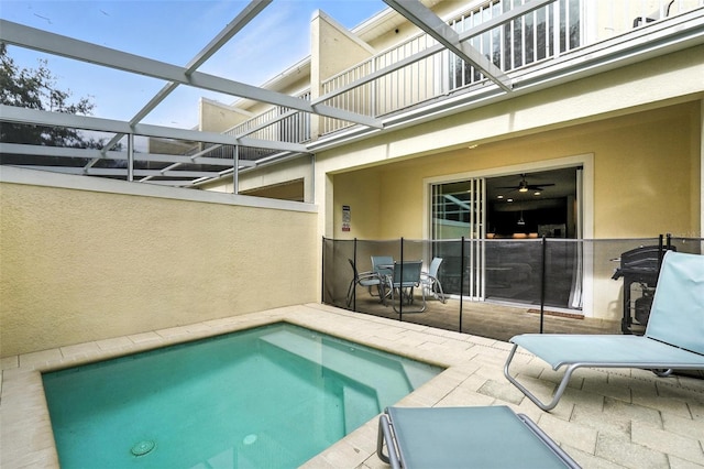 1530 Retreat Cir, Clermont, FL 34714 - view of swimming pool featuring a patio and a grill