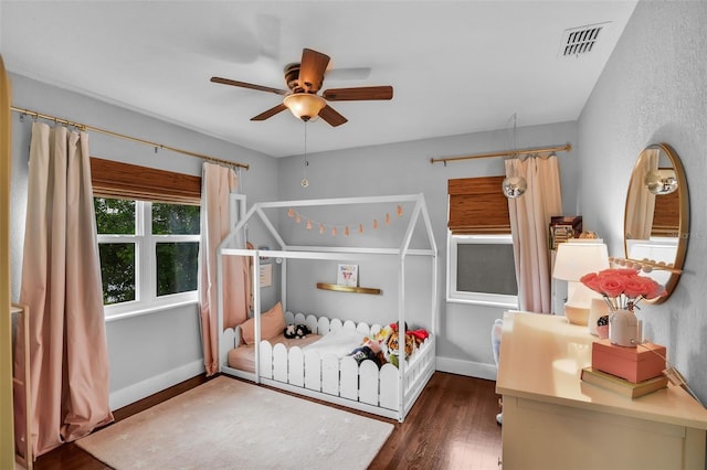 1322 N Bumby Ave, Orlando, FL 32803 - bedroom featuring wood finished floors and ceiling fan