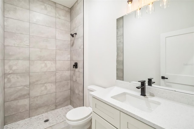 10599 N Umber Ter, Citrus Springs, FL 34434 - full bathroom with vanity and tiled shower