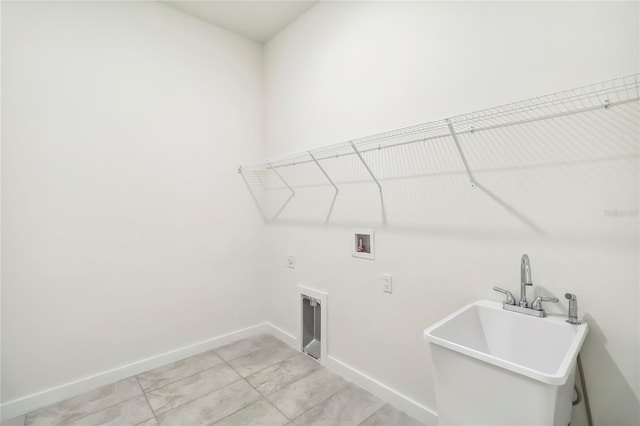 10599 N Umber Ter, Citrus Springs, FL 34434 - laundry room featuring washer hookup and hookup for an electric dryer
