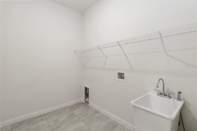 10611 N Umber Ter, Citrus Springs, FL 34434 - laundry area with washer hookup and hookup for an electric dryer