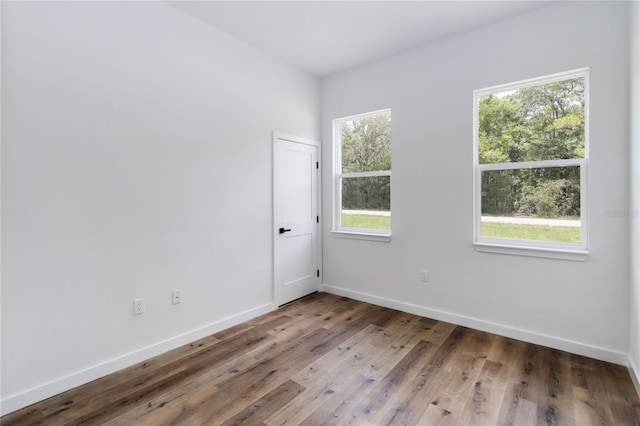 10611 N Umber Ter, Citrus Springs, FL 34434 - empty room with healthy amount of natural light and wood finished floors