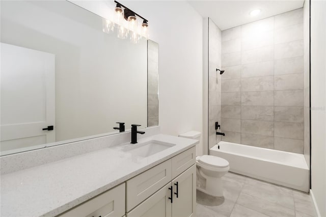 10611 N Umber Ter, Citrus Springs, FL 34434 - bathroom featuring vanity and tub / shower combination