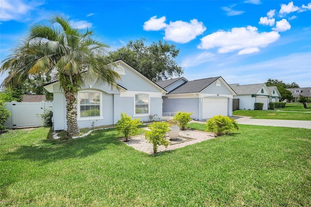 1322 Ravida Woods Dr, Apopka, FL 32703 - single story home with concrete driveway, stucco siding, a garage, and a gate