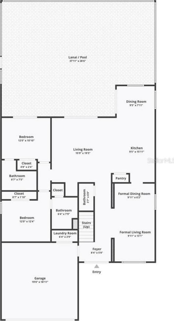 331 Bridgewater Dr, Davenport, FL 33897 - view of floor plan / room layout