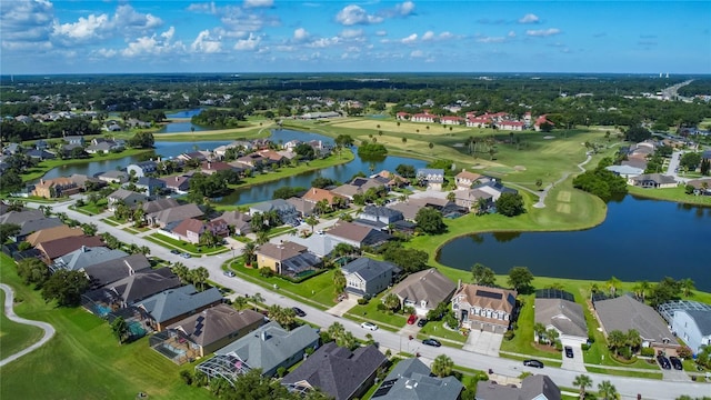 2530 The Oaks Blvd, Kissimmee, FL 34746 - aerial view of property and surrounding area featuring nearby suburban area and a golf club
