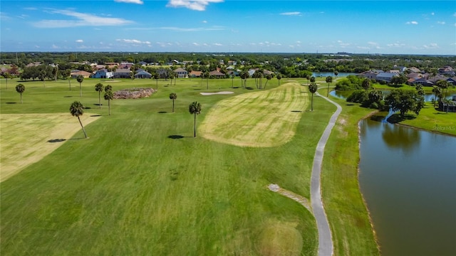 2530 The Oaks Blvd, Kissimmee, FL 34746 - aerial perspective of suburban area with a nearby body of water and a golf course