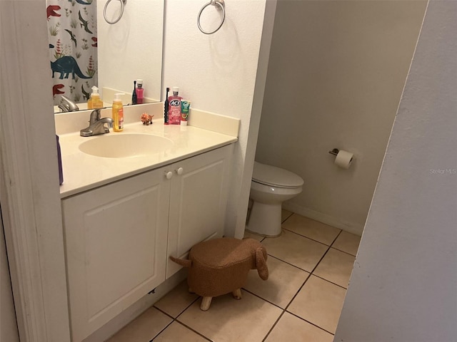 2770 Club Cortile Cir Unit A, Kissimmee, FL 34746 - bathroom with vanity and tile patterned floors