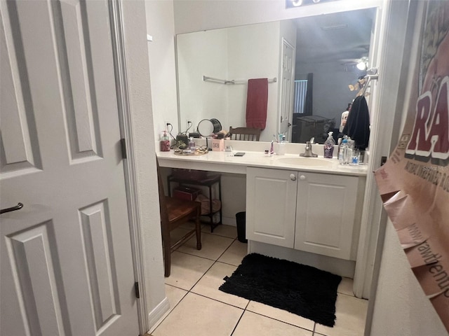 2770 Club Cortile Cir Unit A, Kissimmee, FL 34746 - bathroom featuring tile patterned flooring and vanity