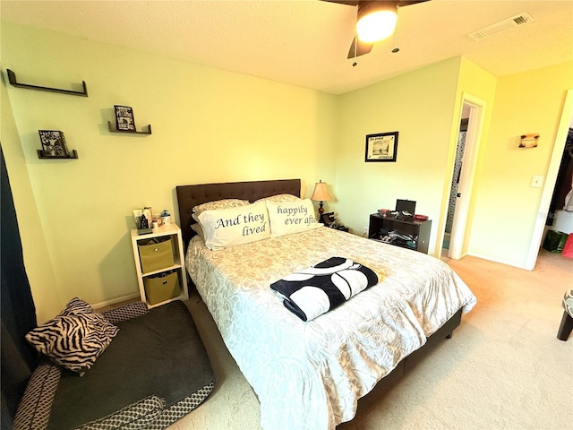 11310 Darlington Dr, Orlando, FL 32837 - bedroom with carpet floors and a ceiling fan