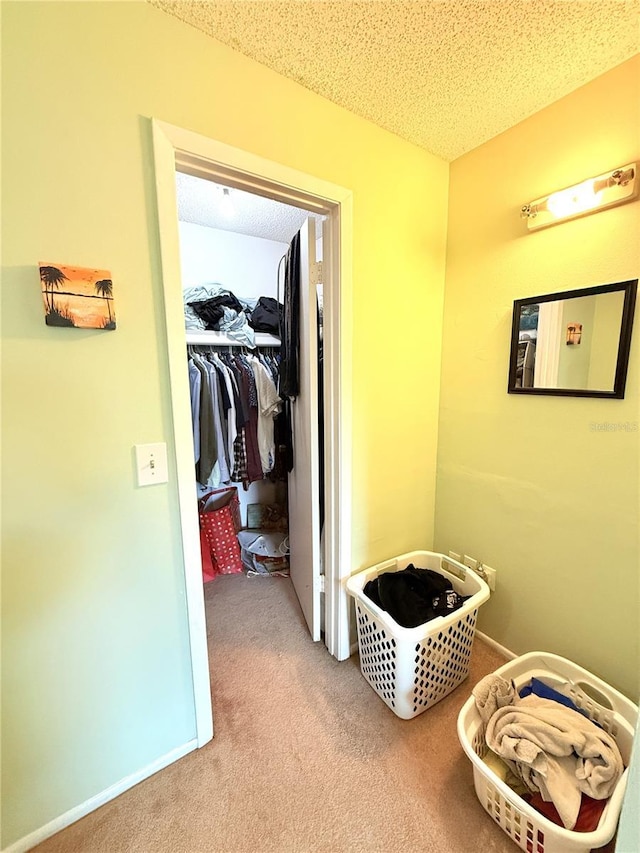 11310 Darlington Dr, Orlando, FL 32837 - corridor featuring carpet and a textured ceiling