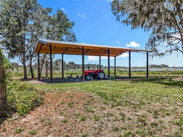 14243 County Road 450, Umatilla, FL 32784 - view of car parking with a carport