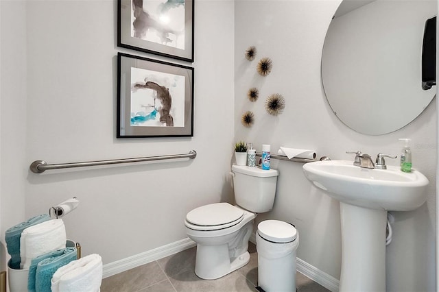 5157 Masser Rd, Saint Cloud, FL 34772 - half bath with toilet and tile patterned flooring