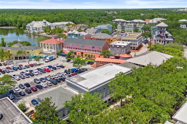 660 Celebration Ave Unit 250, Kissimmee, FL 34747 - drone / aerial view of a heavily wooded area and a nearby body of water