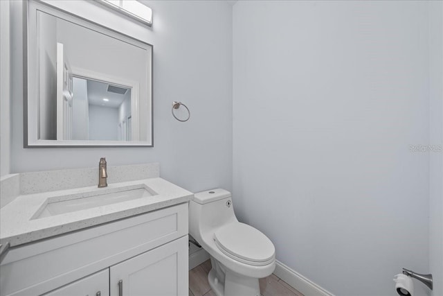 7160 Carlowe Ave, Cocoa, FL 32927 - bathroom with vanity and wood finished floors