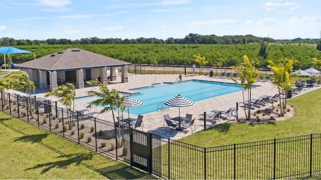 2220 Chris Dr, Winter Haven, FL 33884 - community pool with a patio area