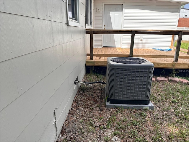4274 2nd Ave, Marianna, FL 32446 - exterior view of a central AC unit