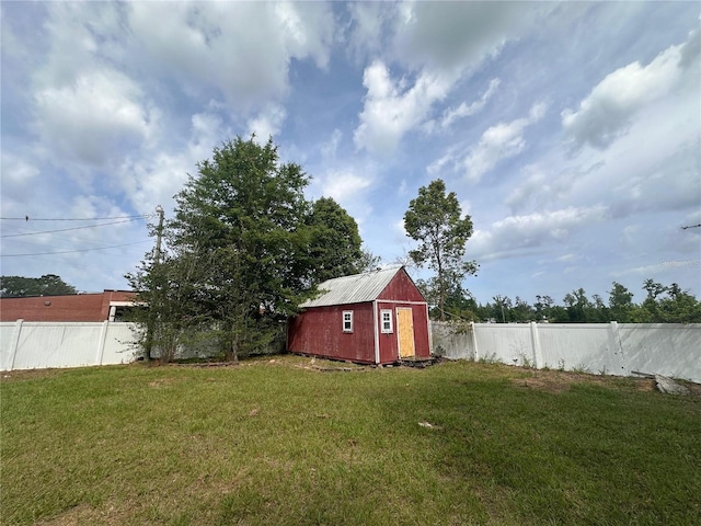 4274 2nd Ave, Marianna, FL 32446 - fenced backyard featuring a storage shed