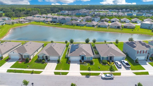633 Greymount St, Davenport, FL 33837 - aerial perspective of suburban area with a large body of water
