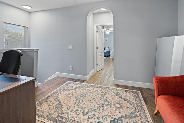 6027 Strada Isle Way, Orlando, FL 32835 - office space with light wood finished floors and arched walkways