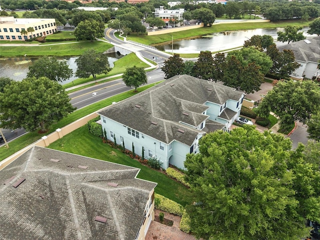 6027 Strada Isle Way, Orlando, FL 32835 - bird's eye view of a large body of water and a tree filled landscape