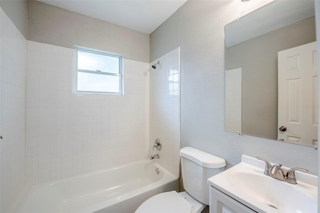 4559 W Gore Ave, Orlando, FL 32811 - full bath with vanity, tub / shower combination, and a textured wall
