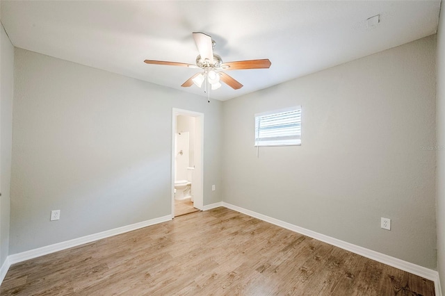 4559 W Gore Ave, Orlando, FL 32811 - unfurnished room with light wood-type flooring and a ceiling fan