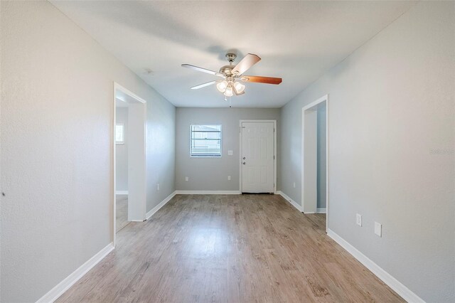 4559 W Gore Ave, Orlando, FL 32811 - unfurnished room featuring light wood-type flooring and a ceiling fan