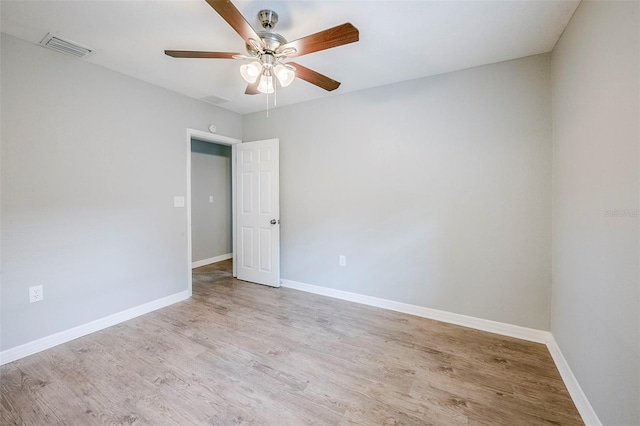4559 W Gore Ave, Orlando, FL 32811 - spare room featuring ceiling fan and wood finished floors