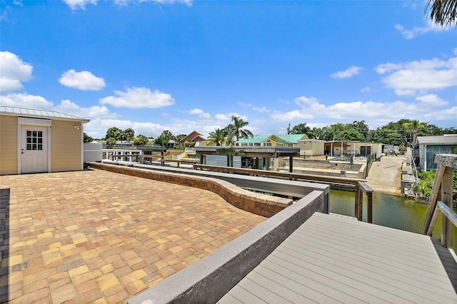 139 Douglas St, Edgewater, FL 32141 - dock with boat lift and a water view