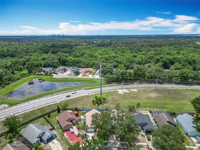 2641 Delcrest Dr, Orlando, FL 32817 - bird's eye view of a heavily wooded area and a large body of water