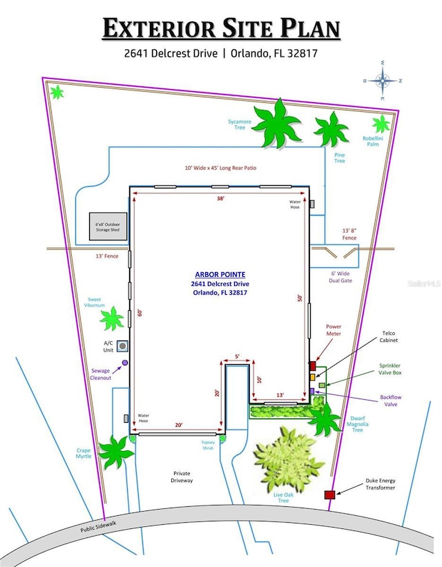 2641 Delcrest Dr, Orlando, FL 32817 - view of room layout