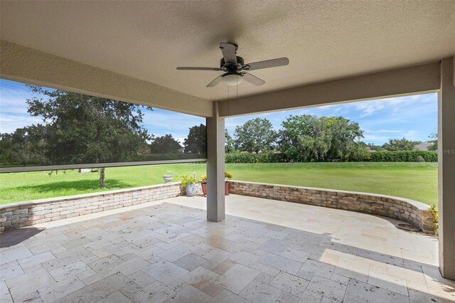 32004 Redtail Reserve Blvd, Sorrento, FL 32776 - view of patio / terrace with a ceiling fan