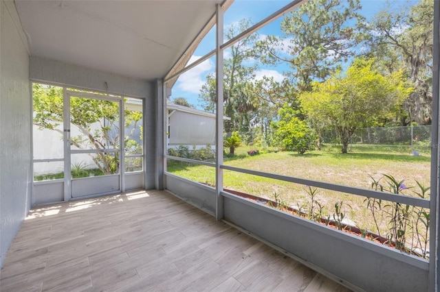 2767 Aragon Ter, Lake Mary, FL 32746 - unfurnished sunroom featuring lofted ceiling
