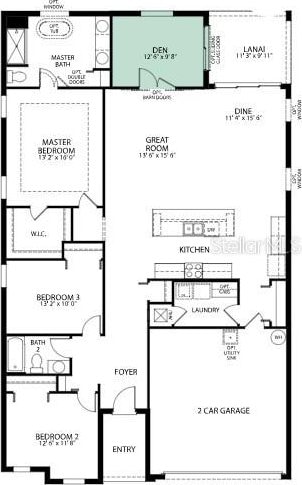 12515 Shafton Rd, Spring Hill, FL 34609 - view of property floor plan