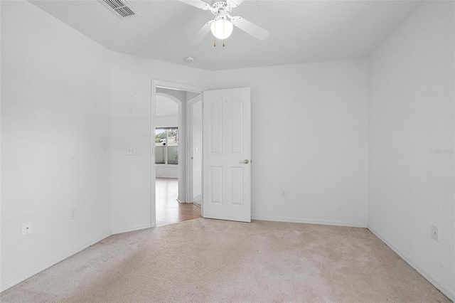 710 Independence Dr, Orange City, FL 32763 - empty room featuring carpet flooring and a ceiling fan