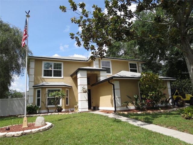 1420 Center St, Ocoee, FL 34761 - view of front facade with stucco siding
