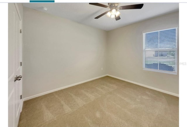 133 Hickory Course Cir, Ocala, FL 34472 - spare room with light carpet and a ceiling fan